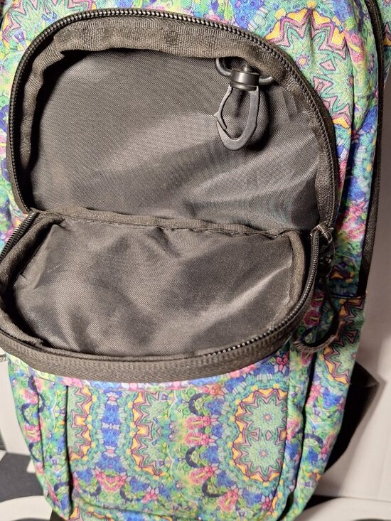 *SALE*Vibedration Hydration Backpack w/o bladder, Green Blue Pink Tapestry, Used main image 5